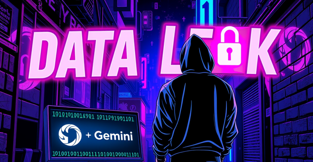 暗网数据泄露：Gemini和Binance用户信息被出售的复古漫画风格插图