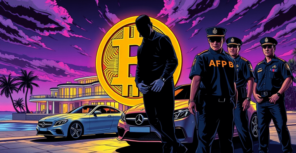 澳大利亚联邦警方没收比特币资产，包括海滨豪宅和梅赛德斯-奔驰汽车
