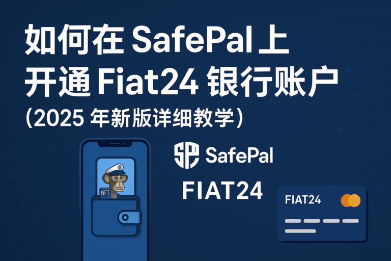 2025年Fiat24银行账户开户教程:如何使用SafePal钱包完成注册步骤
