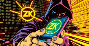 复古漫画风格封面展示STARK Two ZK证明器，象征隐私与速度的突破
